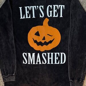 Spirit Black and Orange Long Sleeve Tee